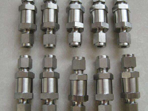 H21X-320p不銹鋼雙卡套單向閥，誠投閥門氣動，快擰止回閥